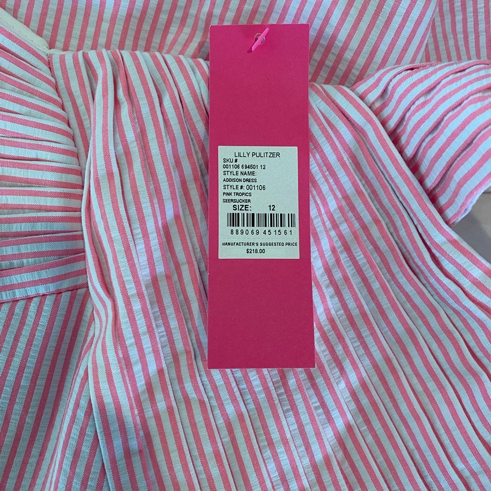 NWT Lilly Pulitzer One-Shoulder Addison Dress - Picture 5 of 7